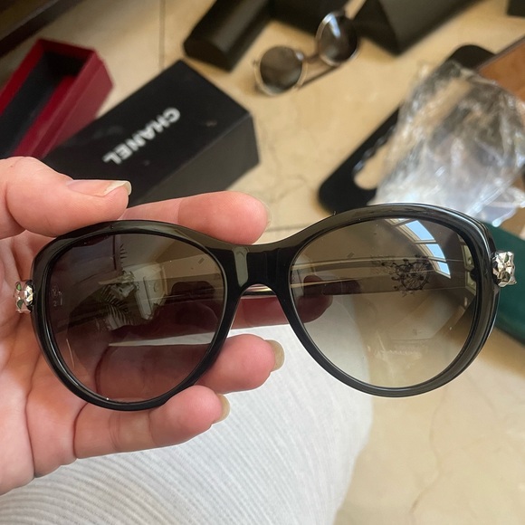 Cartier Panther sunglasses full set silver arm - Picture 4 of 9